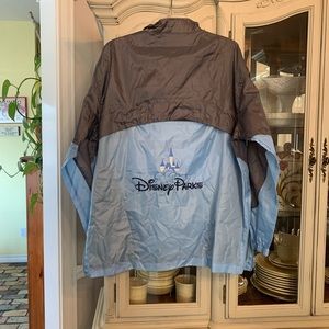 Disney Parks Disney Castle Quarter Zip Rain Jacket Windbreaker M/L unisex